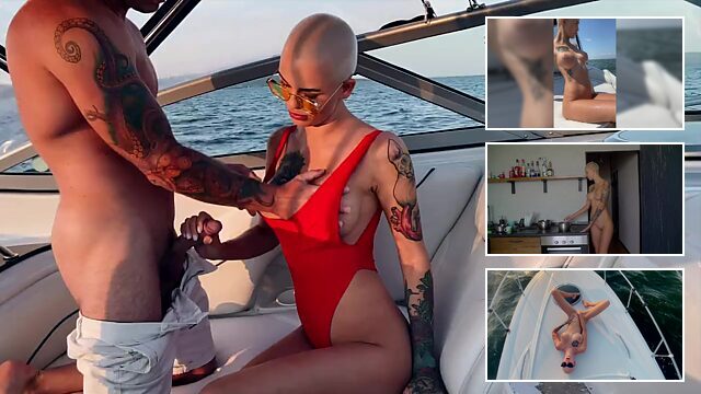 Порнозвезда: hungry bald girl